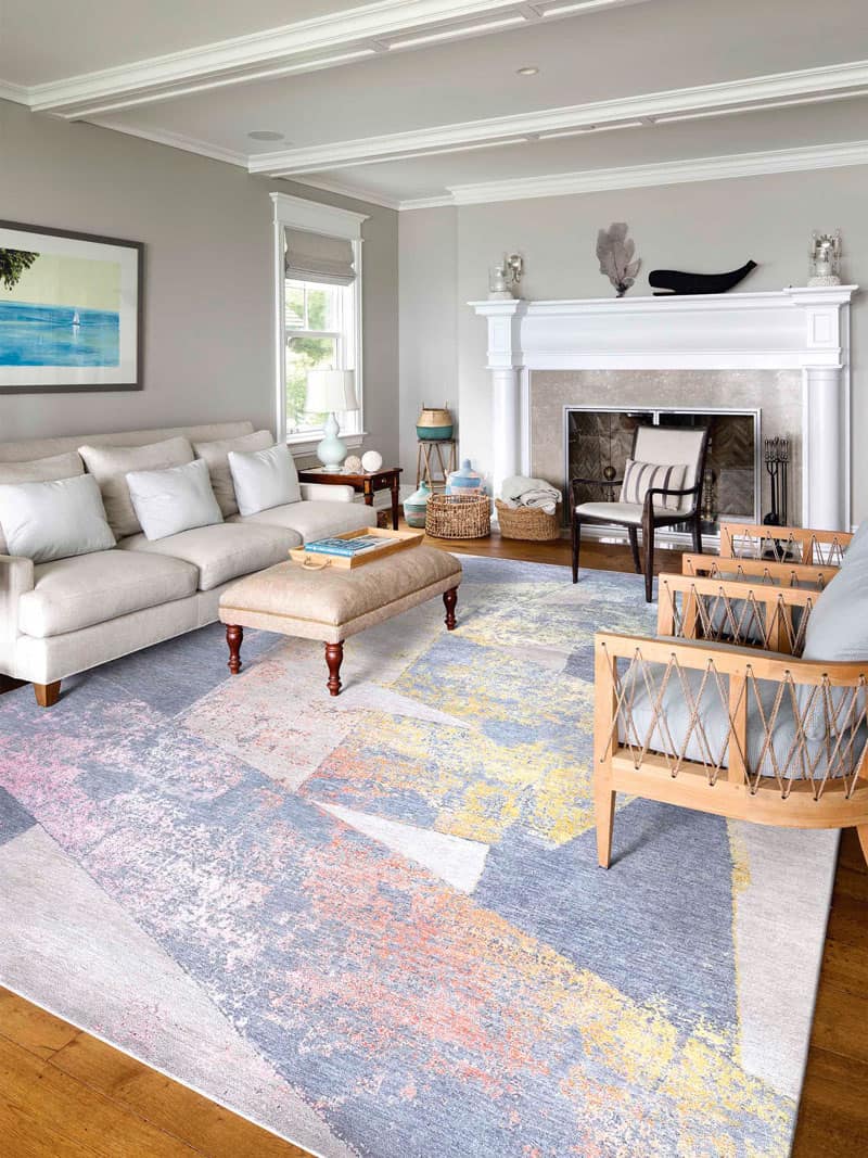 Pastel Sun Hand-Woven Exquisite Rug | Size: 140 x 210 cm