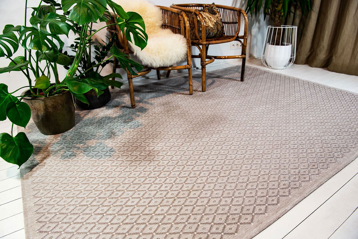 Rombo 9039 Grigio Chiaro Rug | Size: 240 x 340 cm