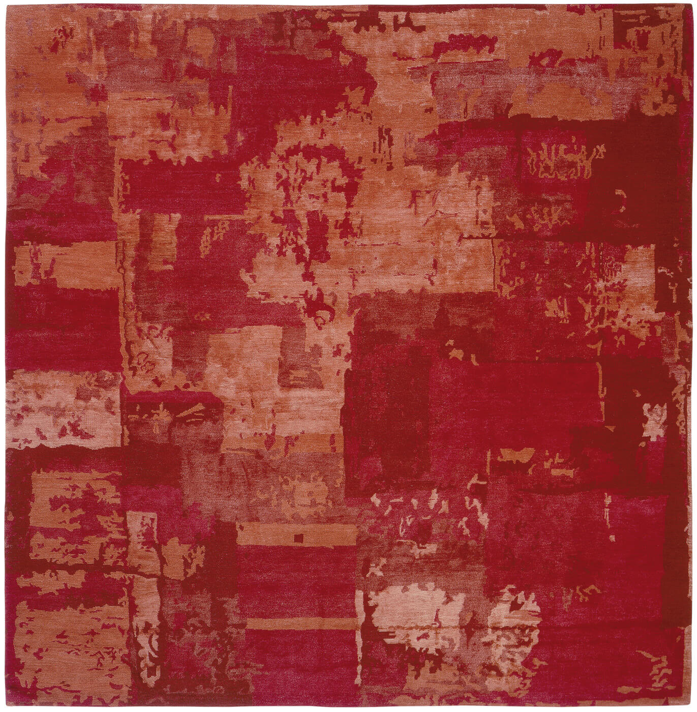 Boro Hand-woven Red Luxurious Rug