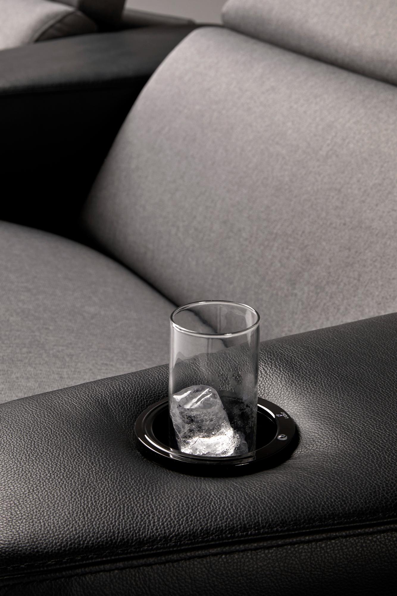 Atlanta Grey 3-Seater Reclining Sofa - 3