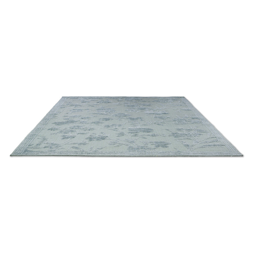 Rye Green Floral Hand-Woven Rug | Size: 170 x 240 cm