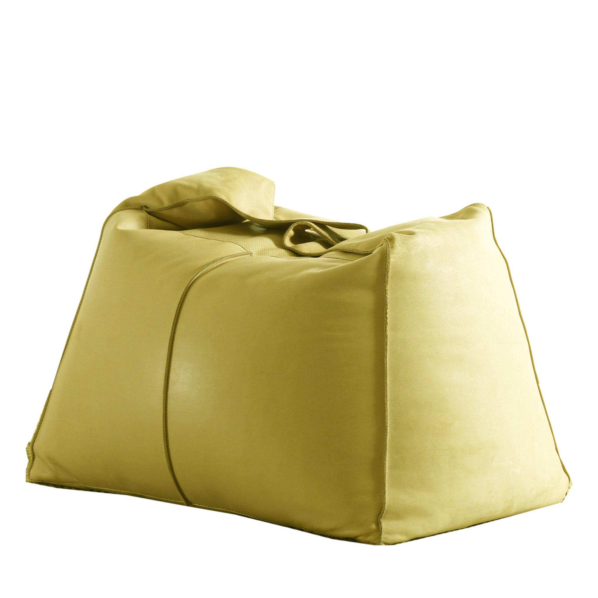 Italian Yellow Bean Bag Chairs Deluxe