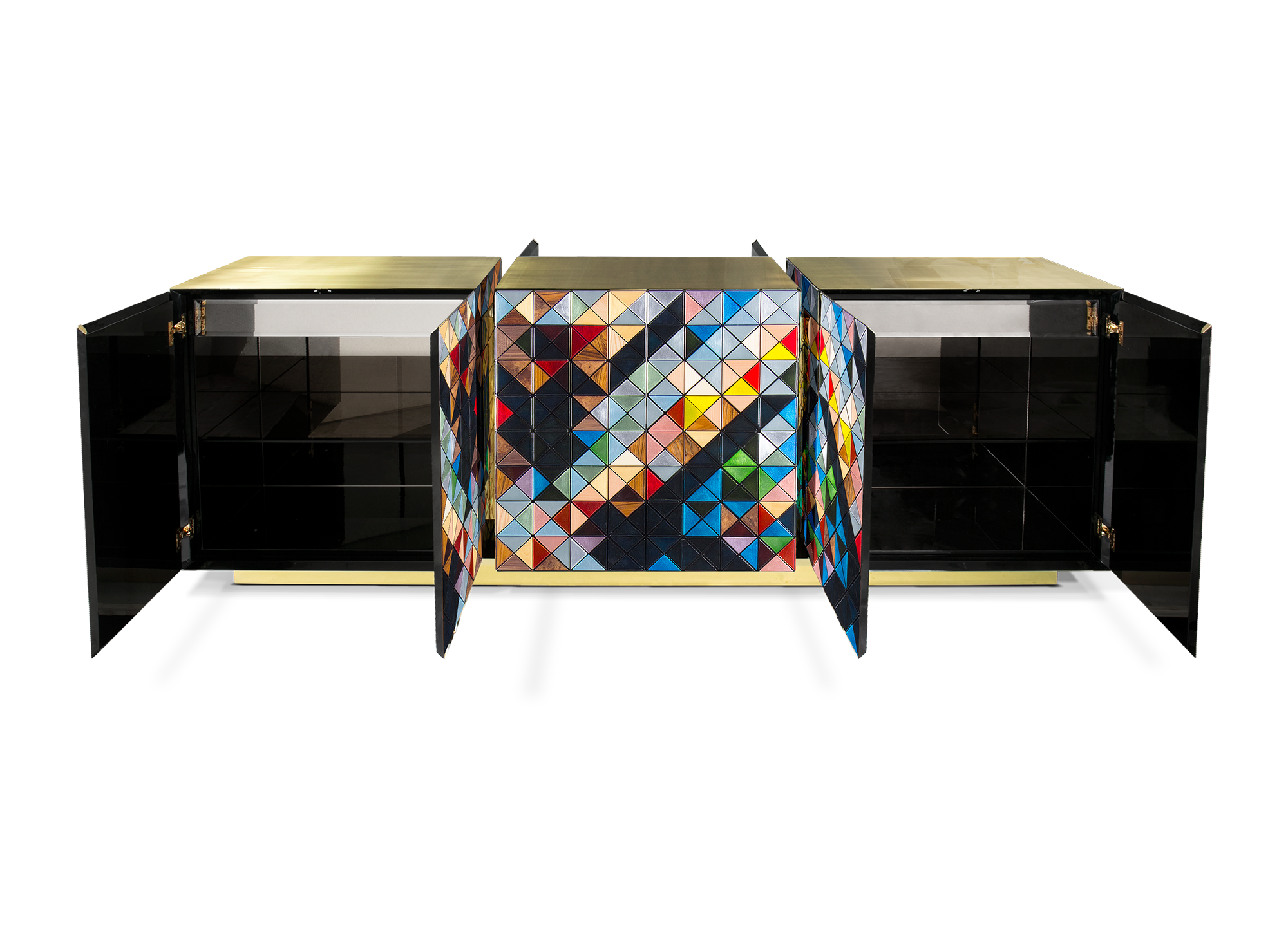 Mosaic Multi-Tone Deluxe Sideboard