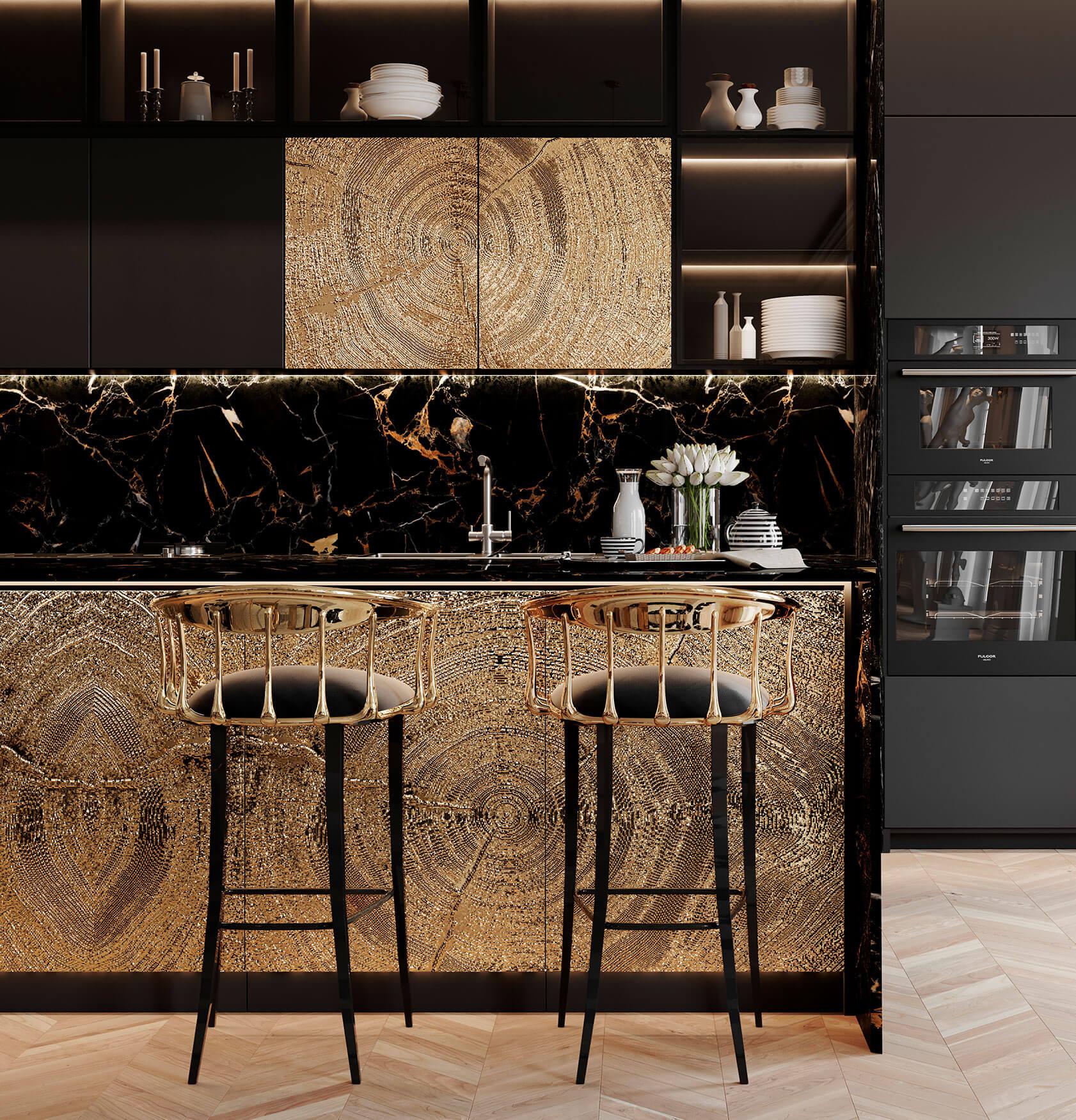 Luxe Designer Bar Stool