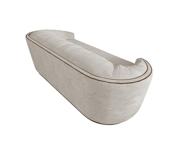 Premium Comfort Beige Curved Luxe Sofa