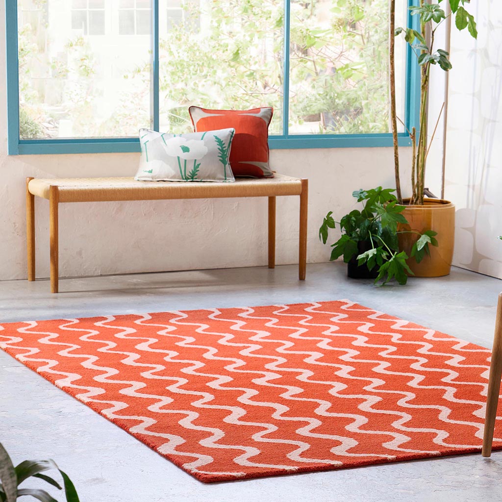 Stripe Coral Rug | Size: 160 x 230 cm