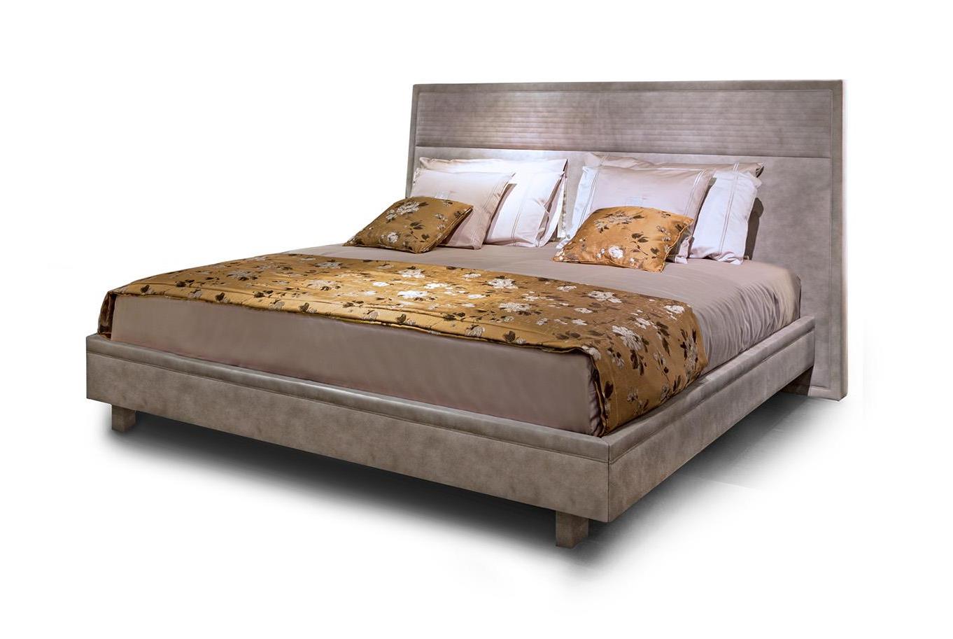 Perfect Time Designer Bed with Elegant Headboard