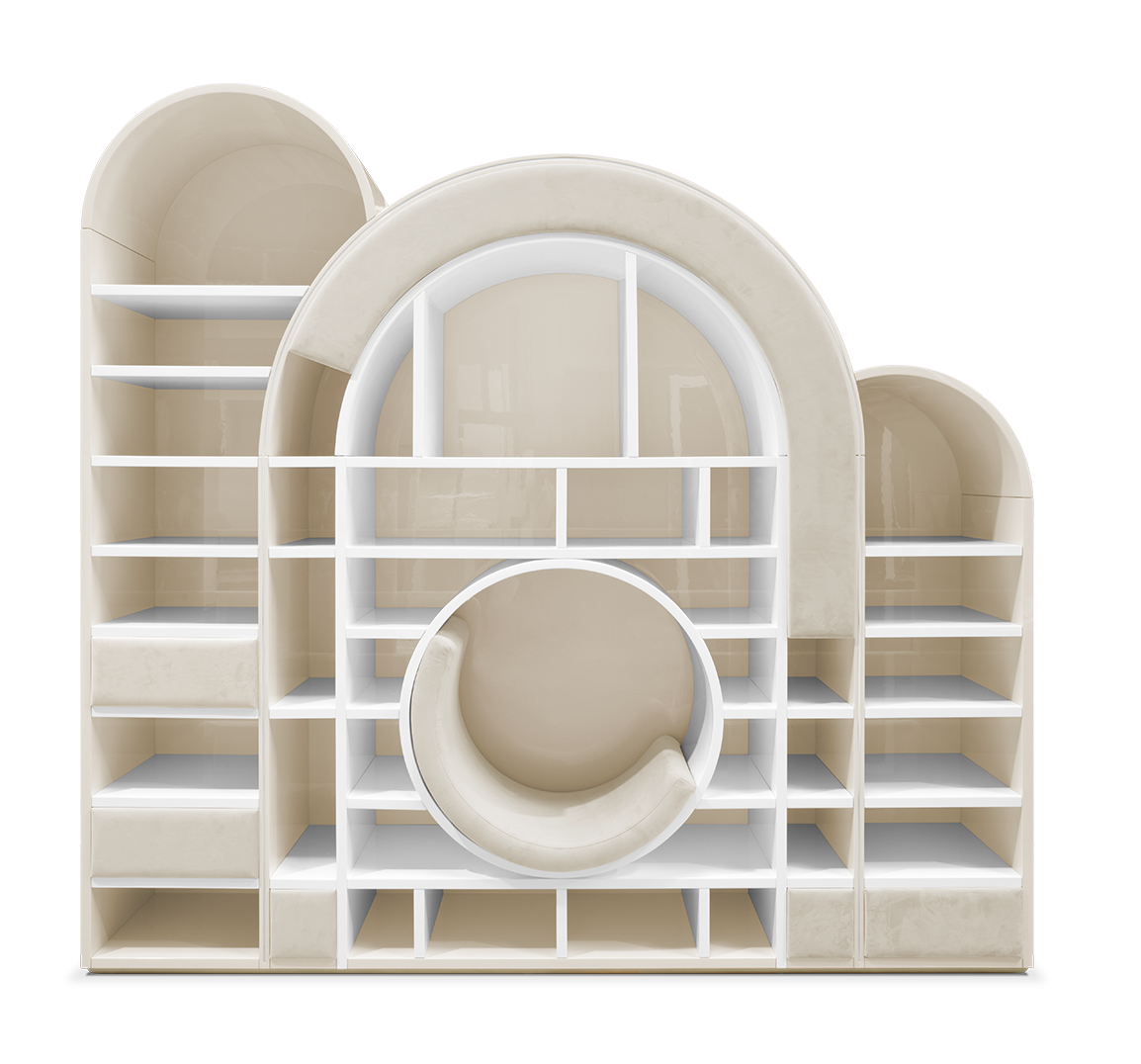 Bubble Gum Beige Bookcase