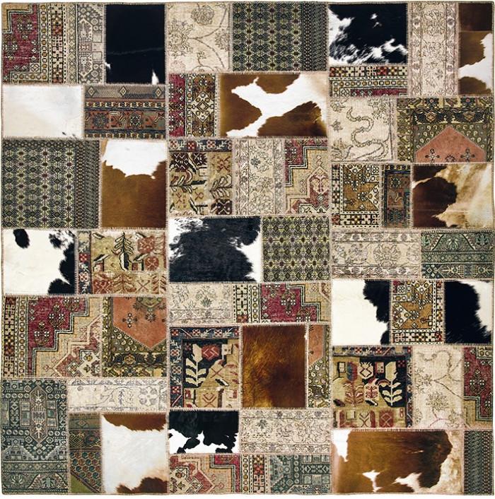 Limited Edition Wool / Cowhide Rug