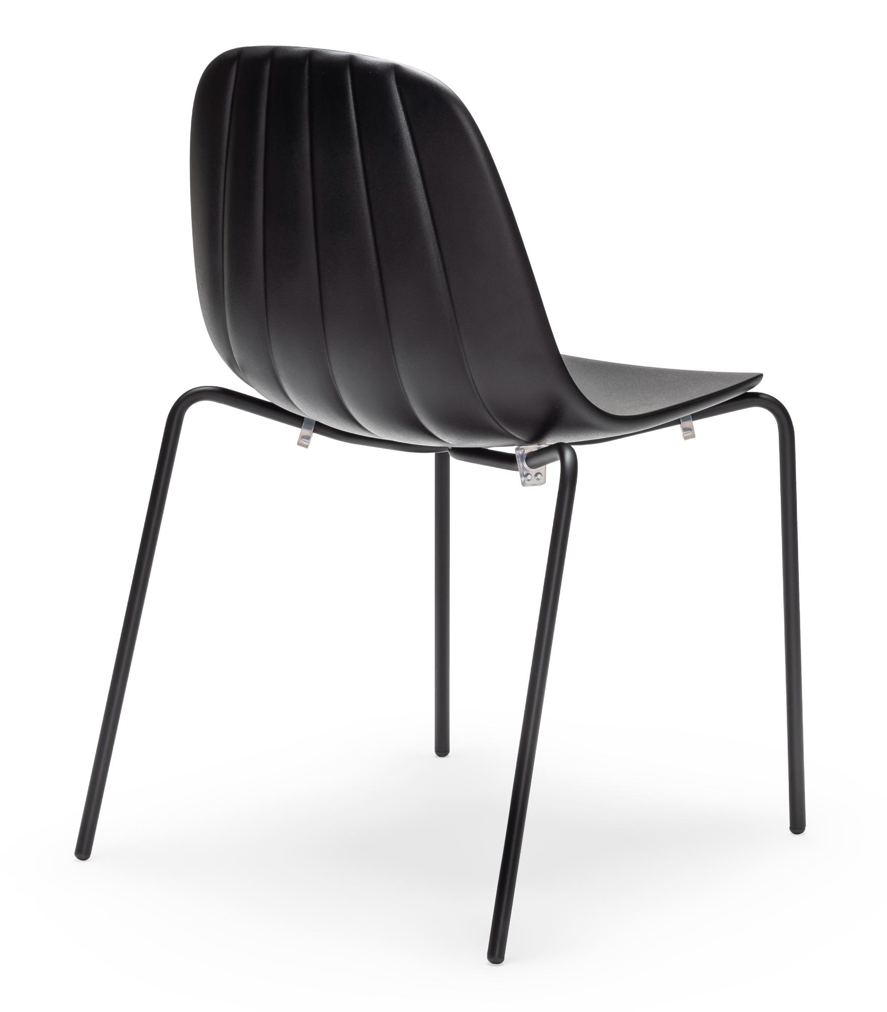 Babah Black Chairs (Set of 2)