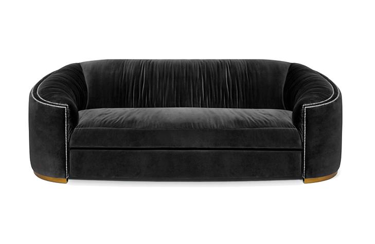Premium Comfort Anthracite Curved Urban Sofa