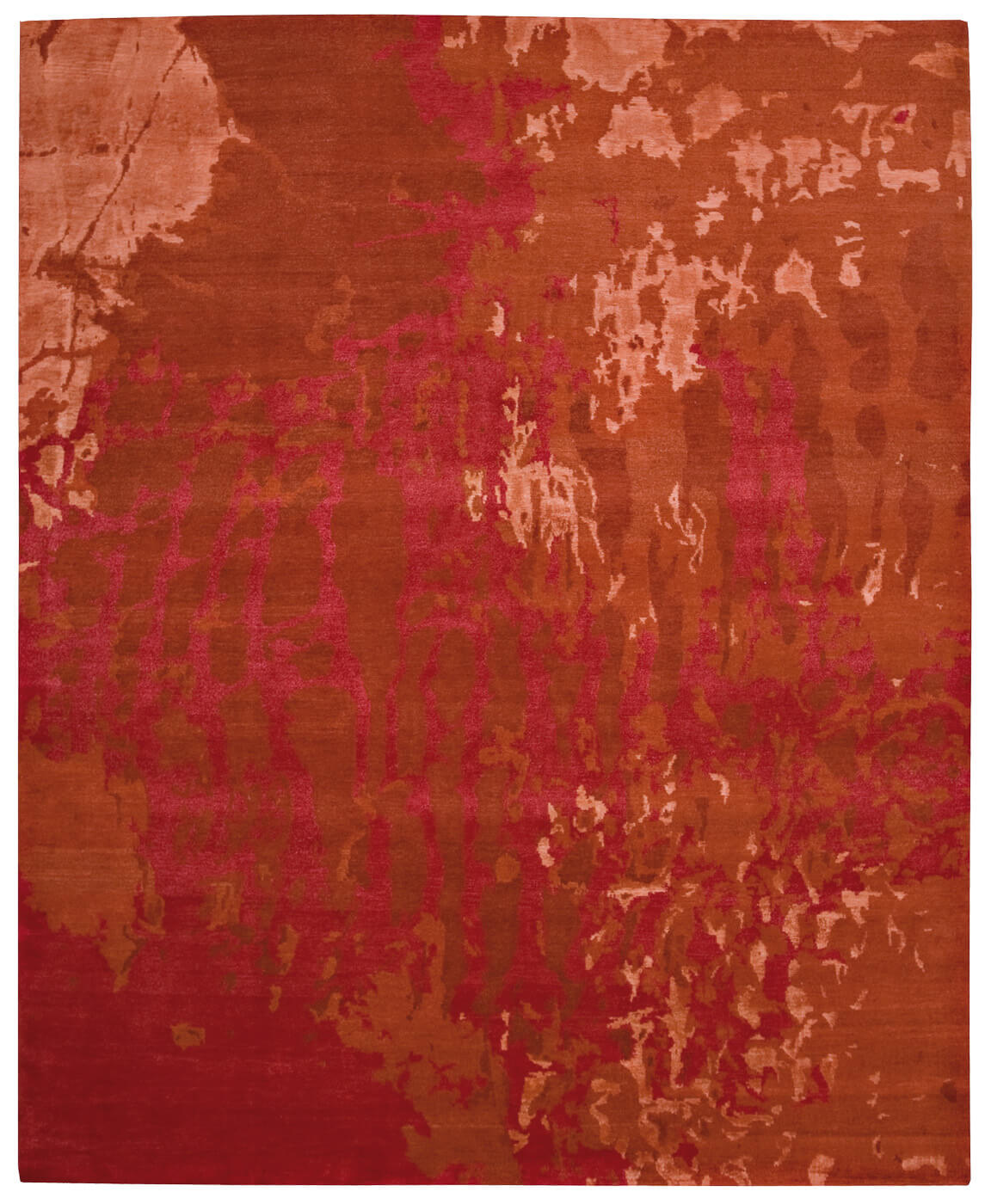 Dune Red Hand-woven Luxury Rug ☞ Size: 300 x 400 cm