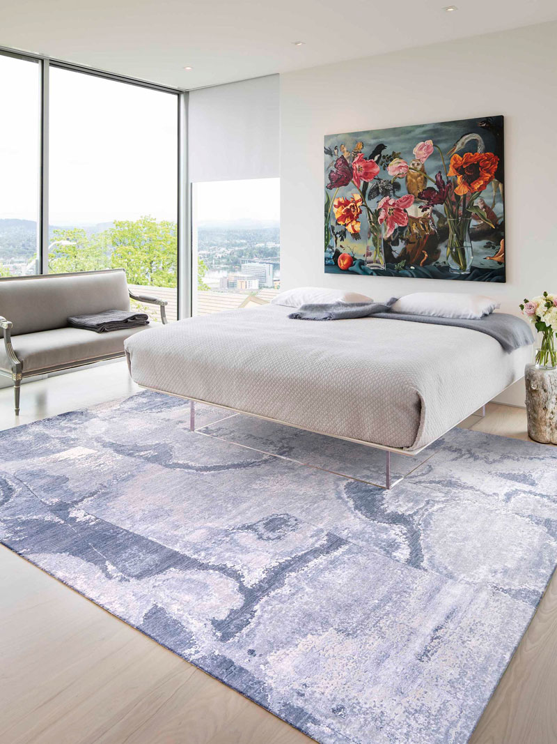 Galileo Luxury Silk / Wool Rug | Size: 140 x 210 cm