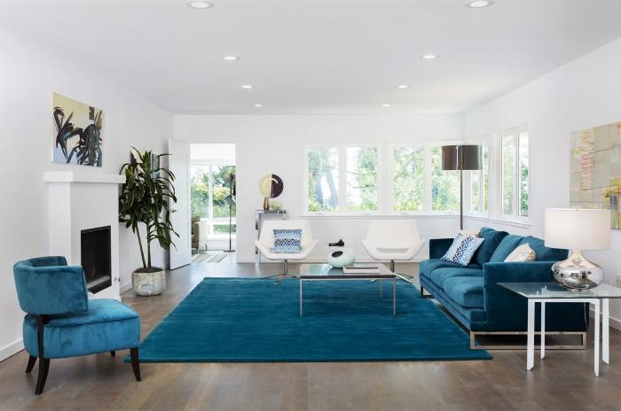 Eucalypt Hand-Loomed Ocean Rug