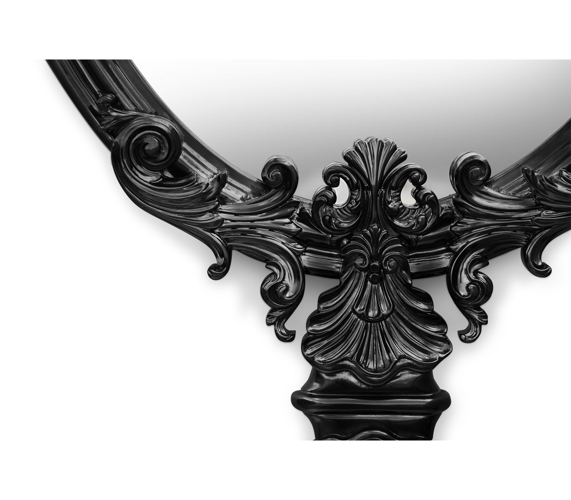 Antoinette Noir Designer Mirror