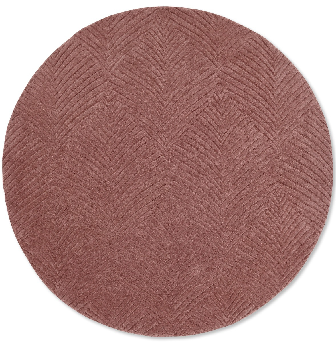 Folia Mink 38902 Circle Modern Hand Woven Rug | Size: Ø 150 cm
