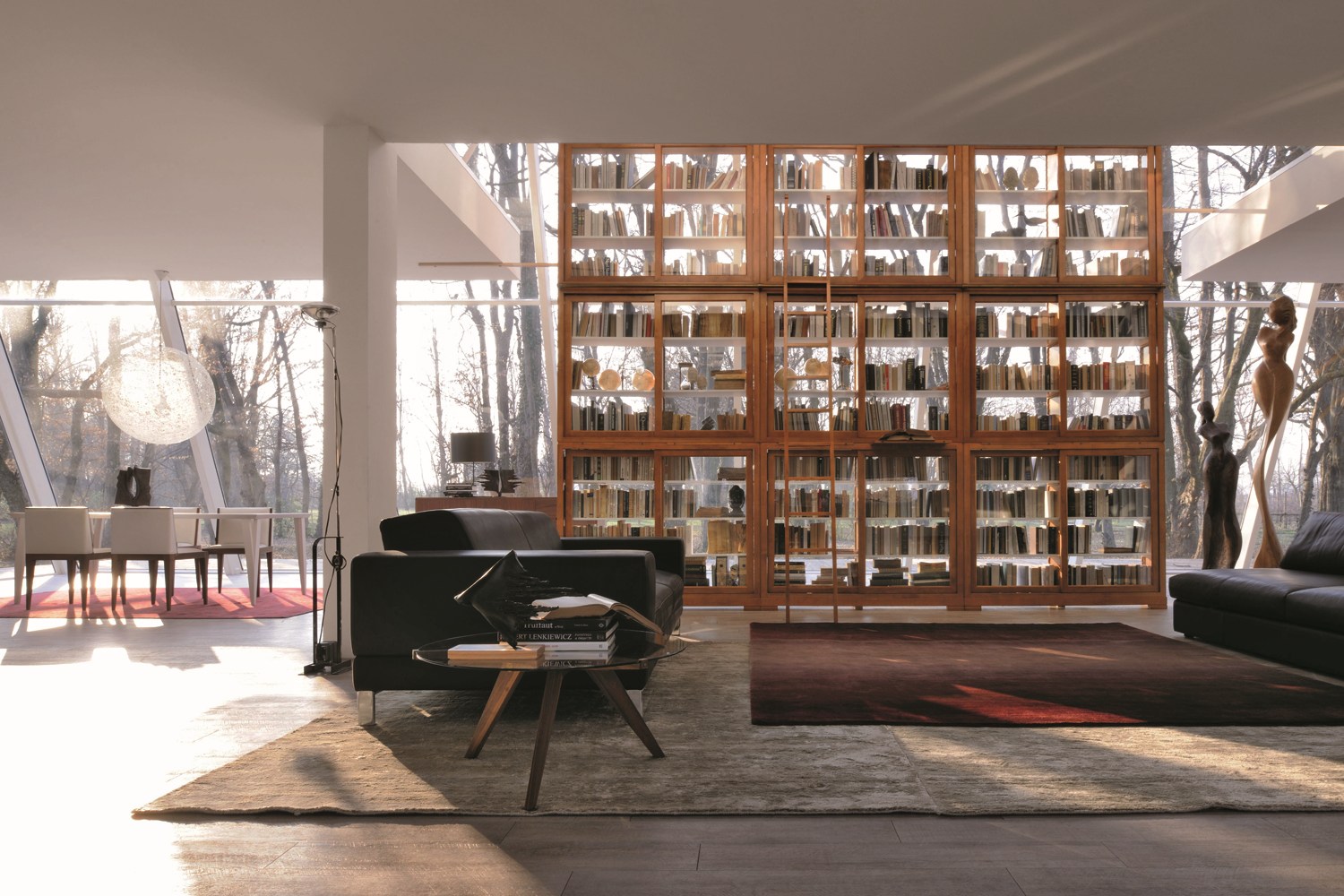 Biedermeier Italian Bookcase