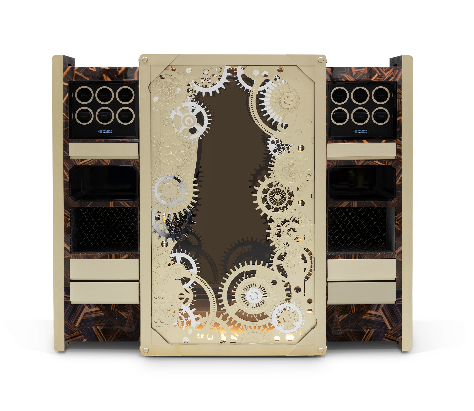 Baron Matte Champagne Designer Safe