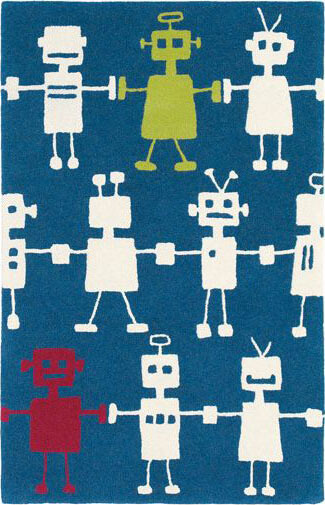 Reggie-Robot Rug | Size: 120 x 180 cm