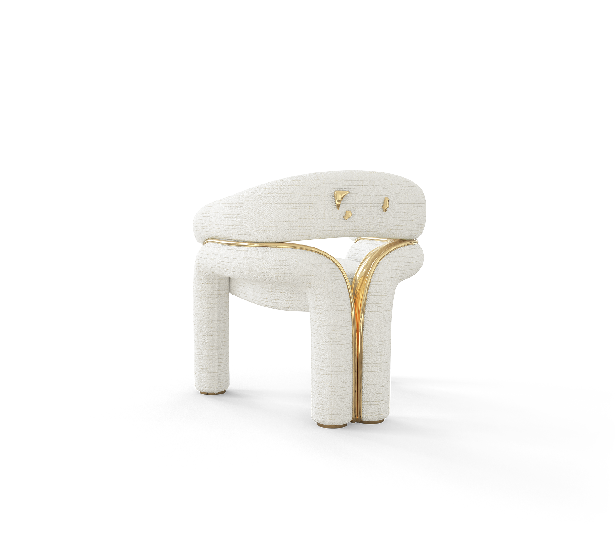 Celestia White Designer Chair