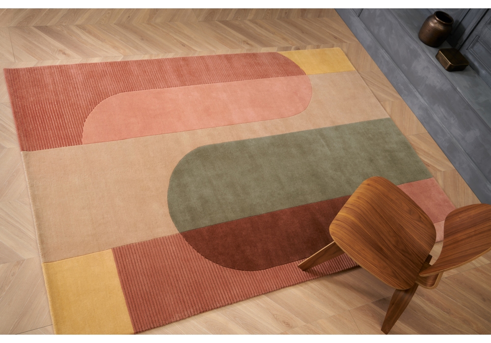 Geometric Wool Hand-woven Luxury Rug | Size: 200 x 300 cm