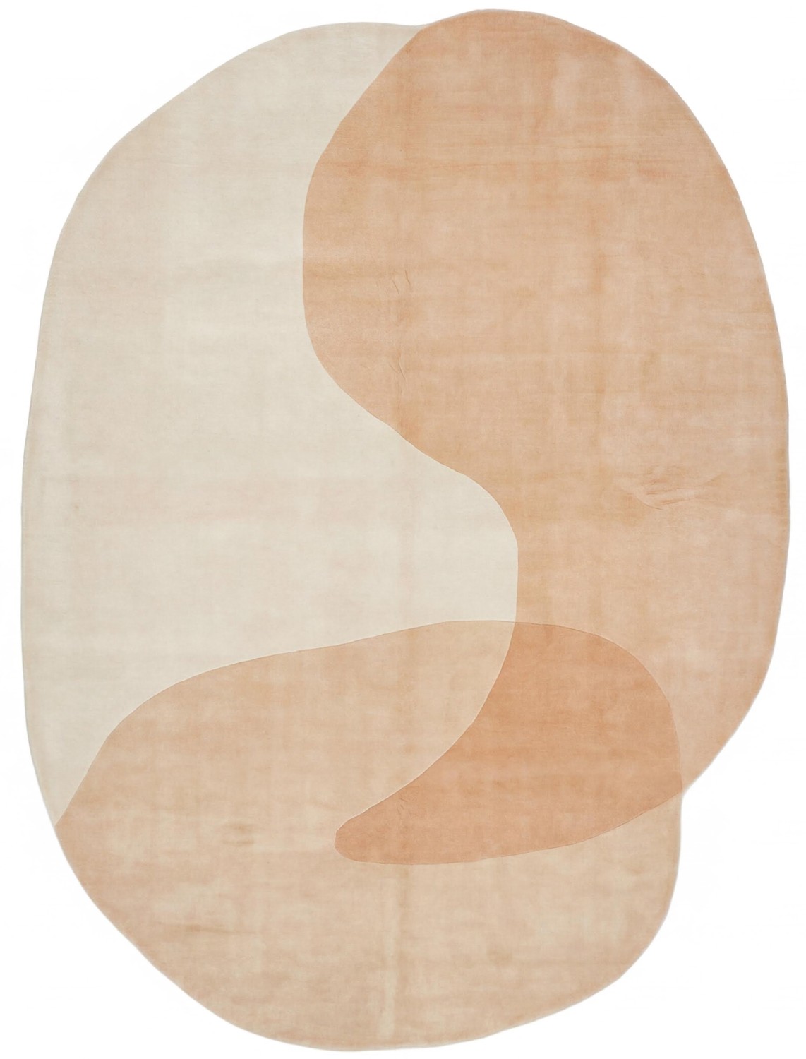 Soft Contour Sand Hand-Crafted Rug