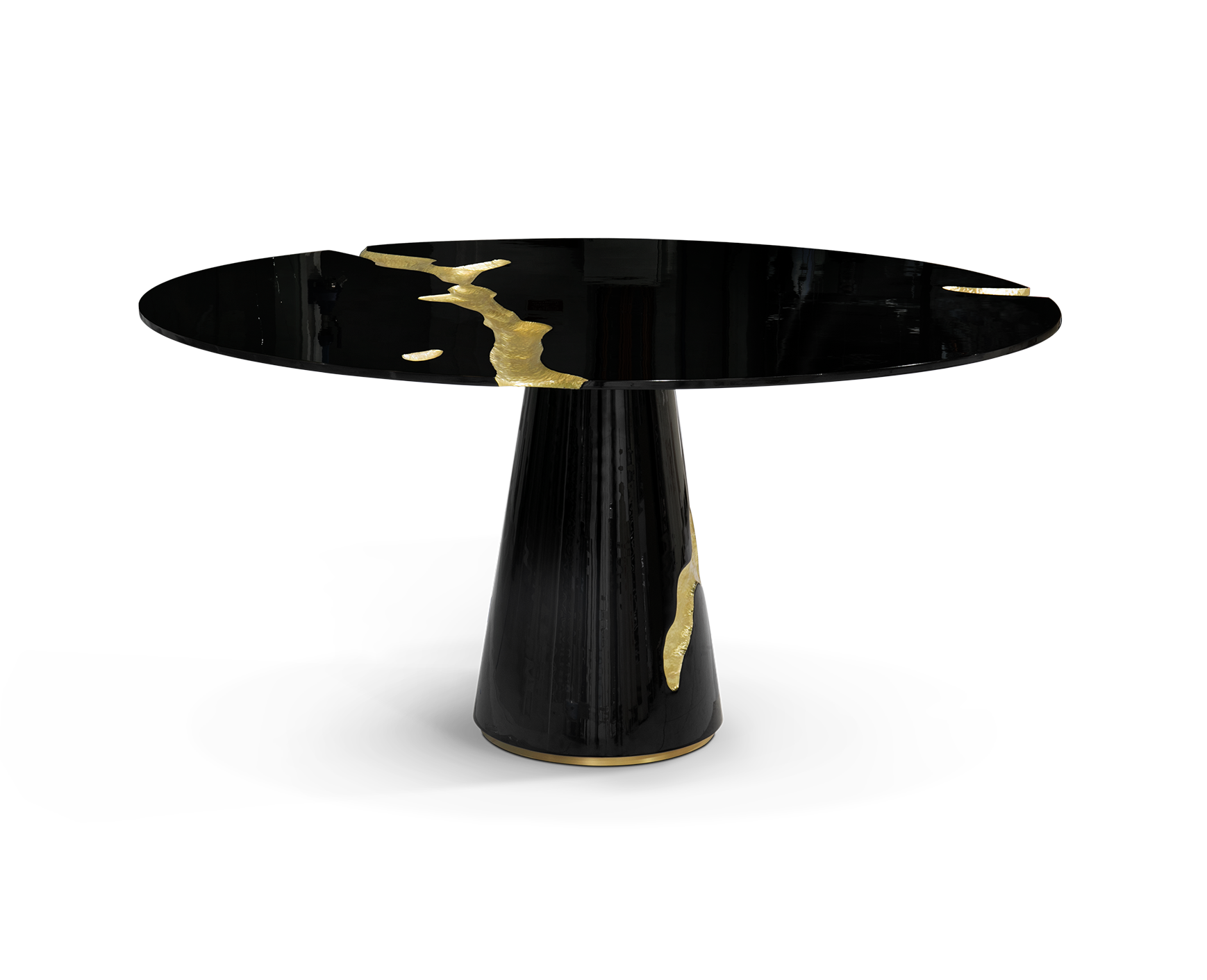 Fissure Black Luxe Dining Table