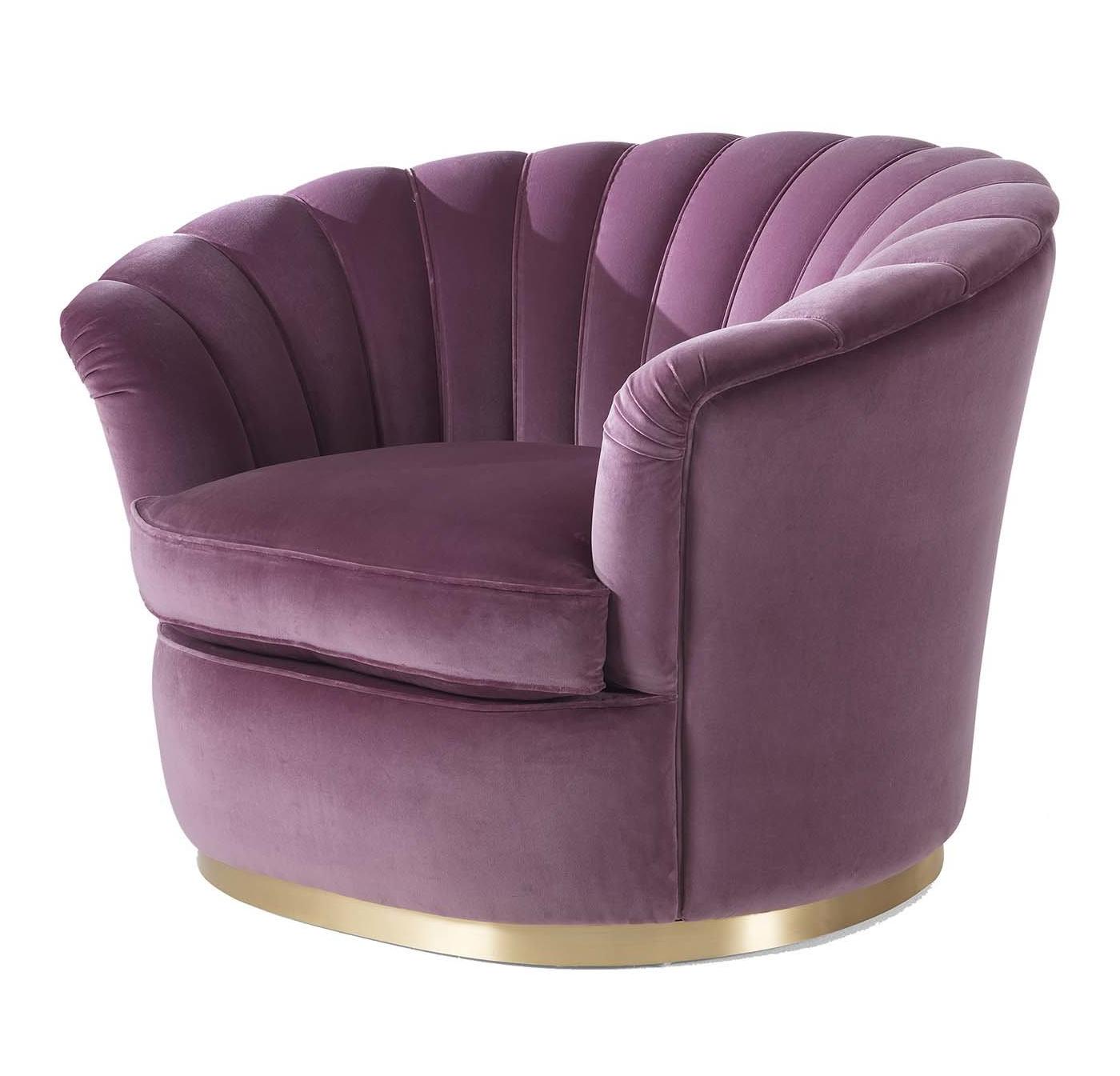 Miller Plum Handcrafted Armchair
