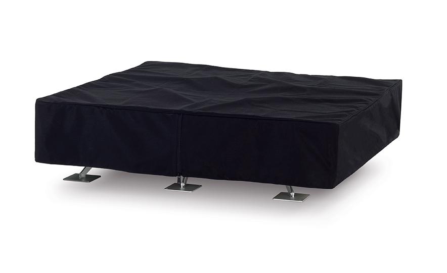 Elegant Outdoor Fire Pit | Finishing: Vintage Brown | Dimensions: 160 × 160 cm