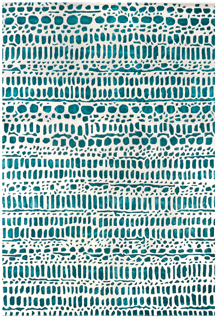 Stone Jade Hand-Woven Luxury Rug