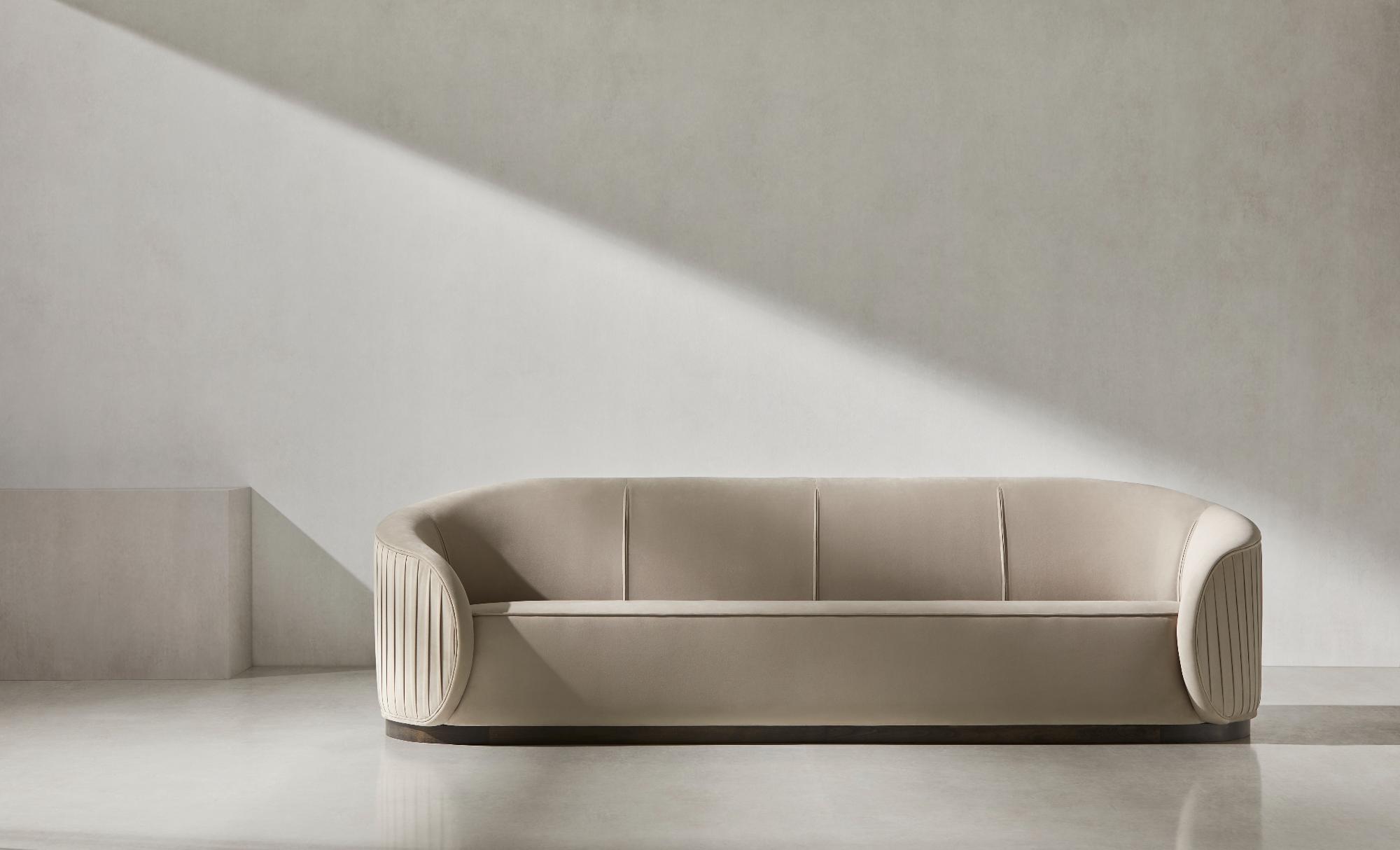 Abano Beige Large Sofa