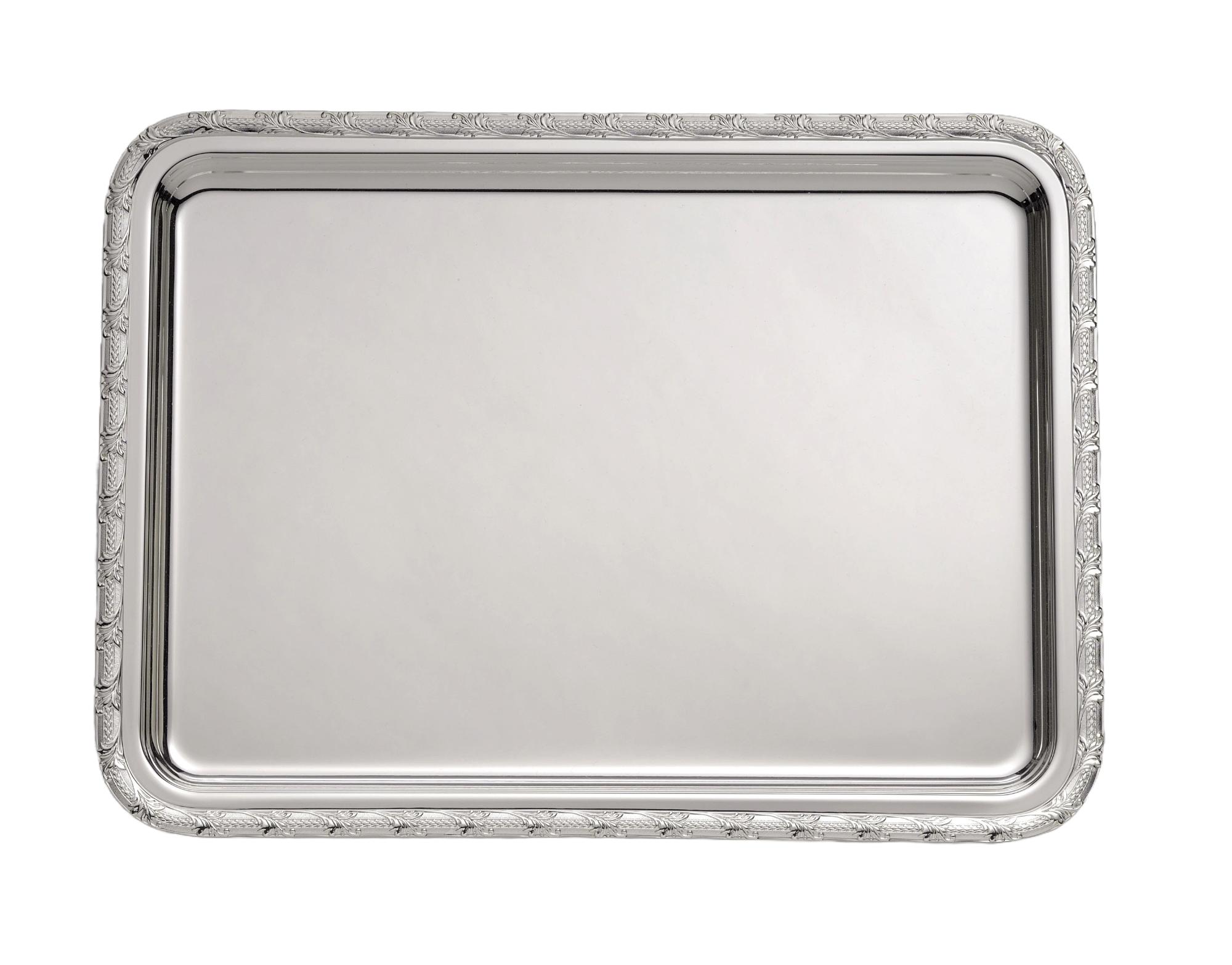 Silver-Plated Rectangular Tray