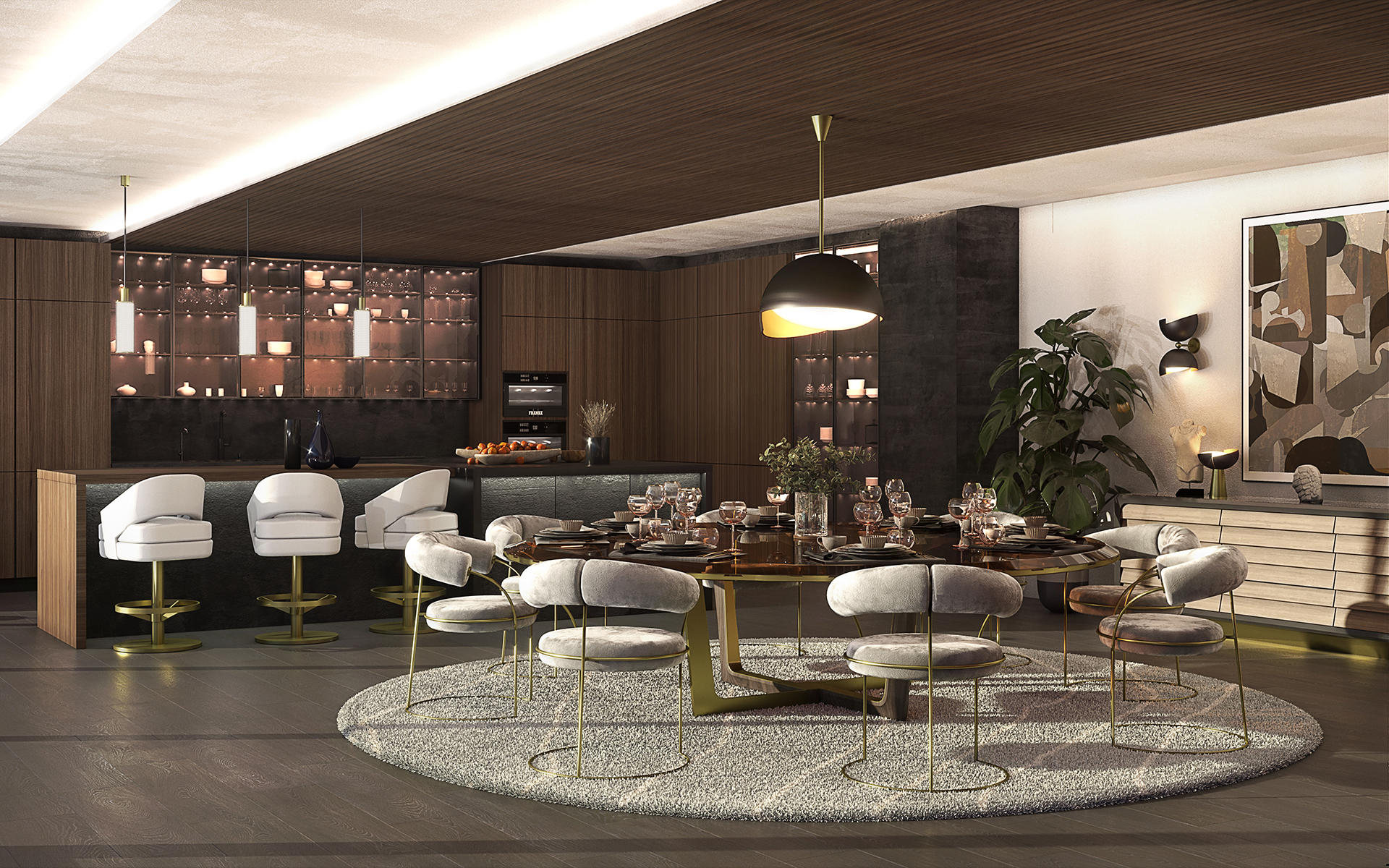 Mirage Hanging Suspension Lamp - 1