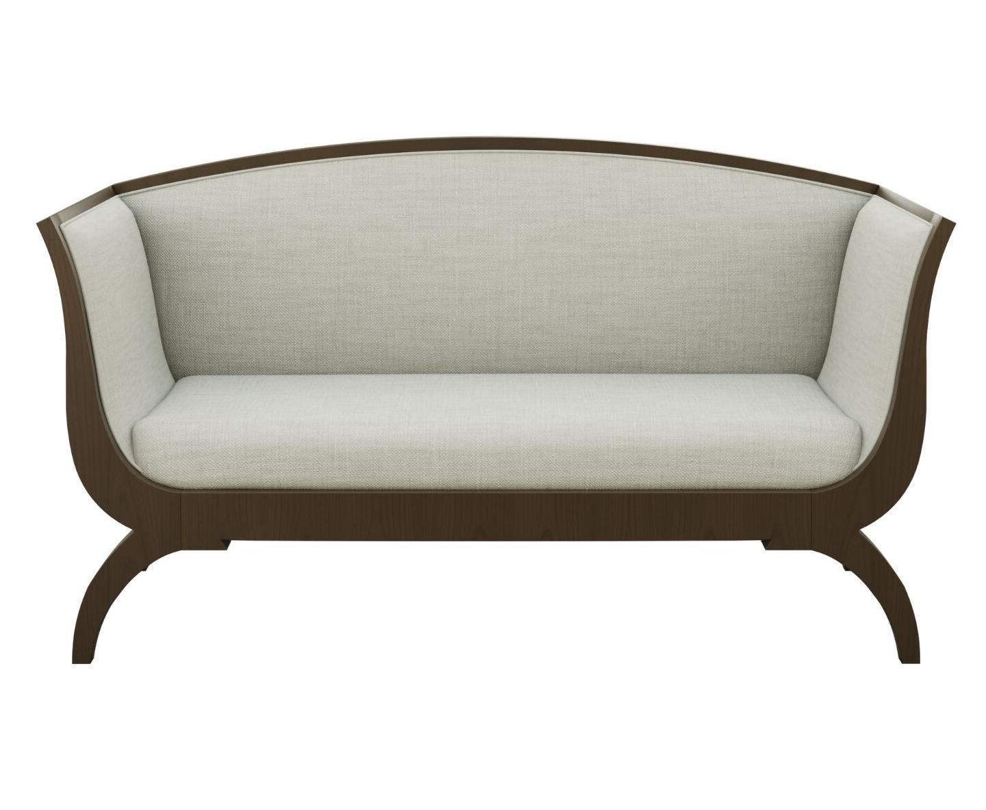 Biedermeier Ivory Italian Sofa