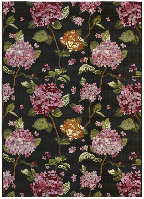 Floral Machine Woven Rug