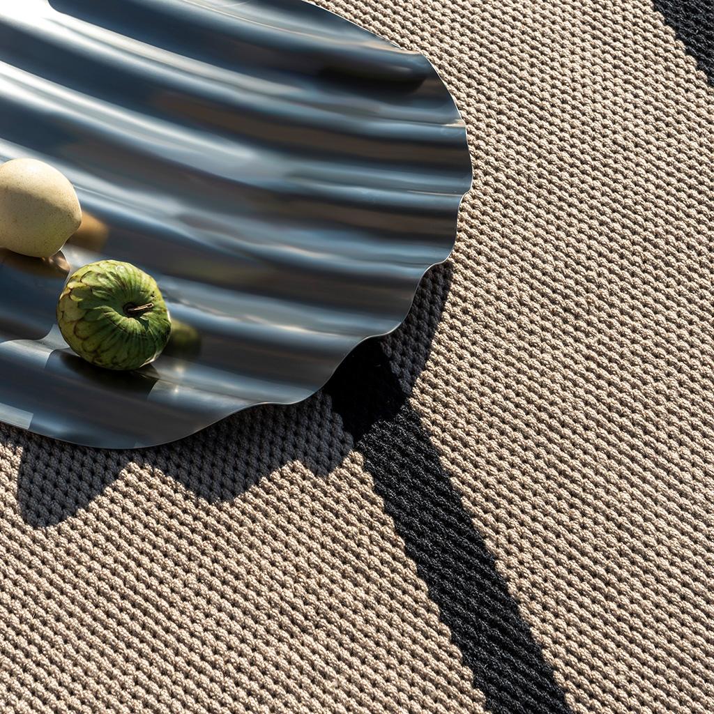 Deck Charcoal Black Fresco Rug