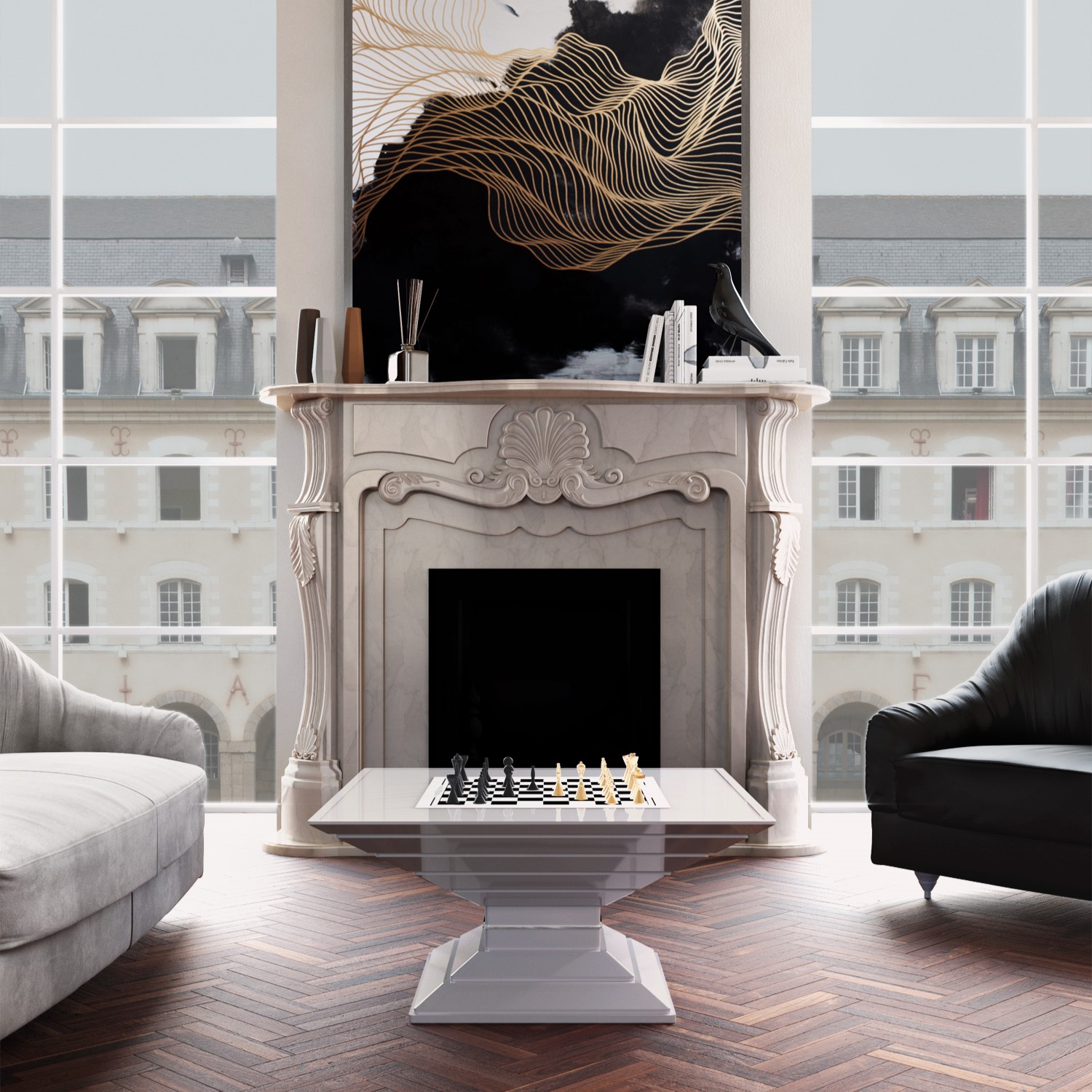 Scaccomatto Artisan Pop-up Chess Table