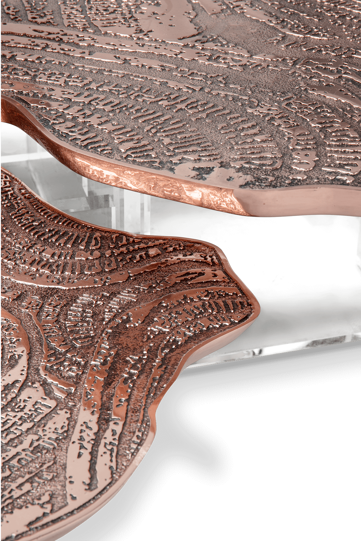 Copper Designer Coffee Table