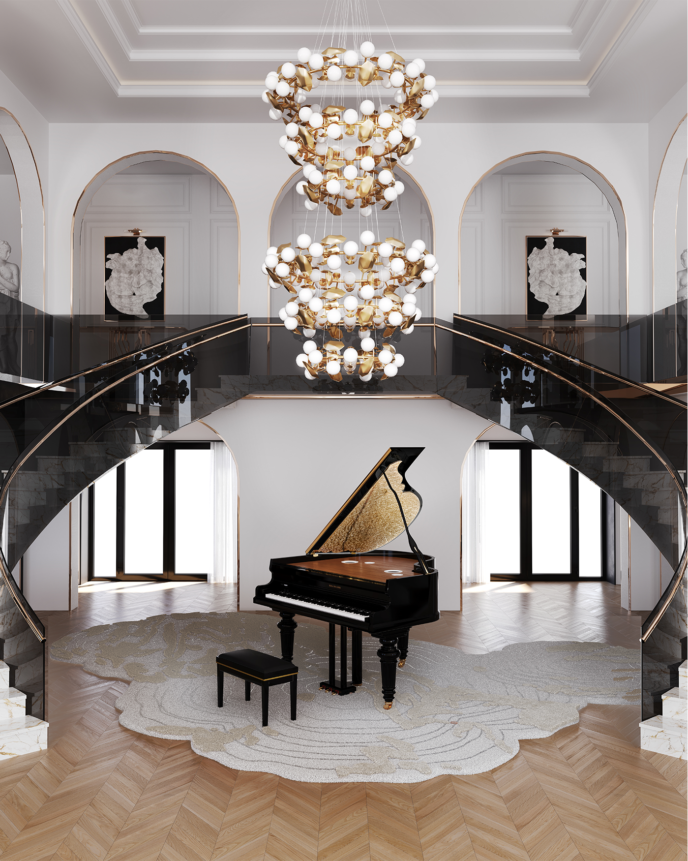Olympus Round III Suspension Lamp