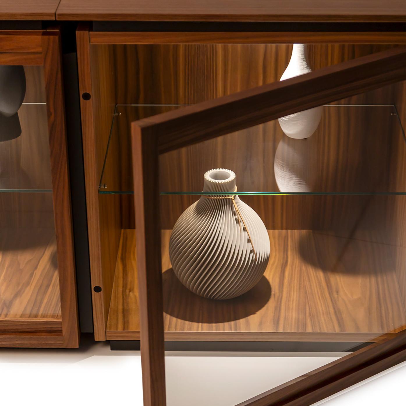 Mesh Modular Wooden Sideboard
