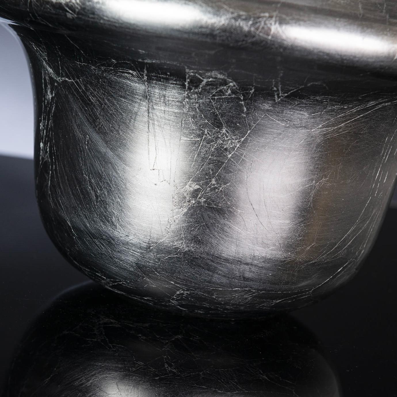 Handcrafted Silver Leaf Bowl