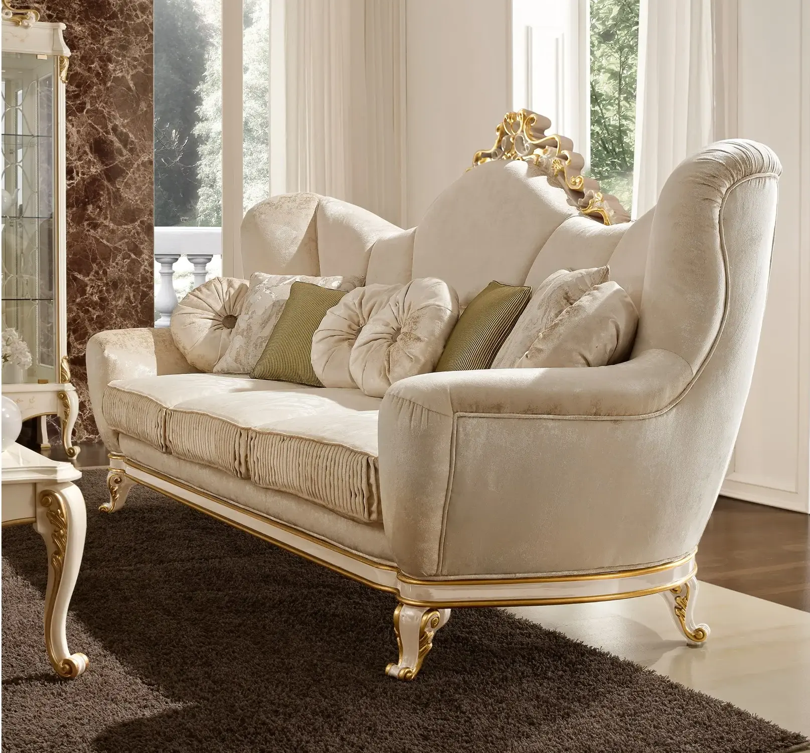 Elegance Fabric Sofa | Configuration: 2-Seat