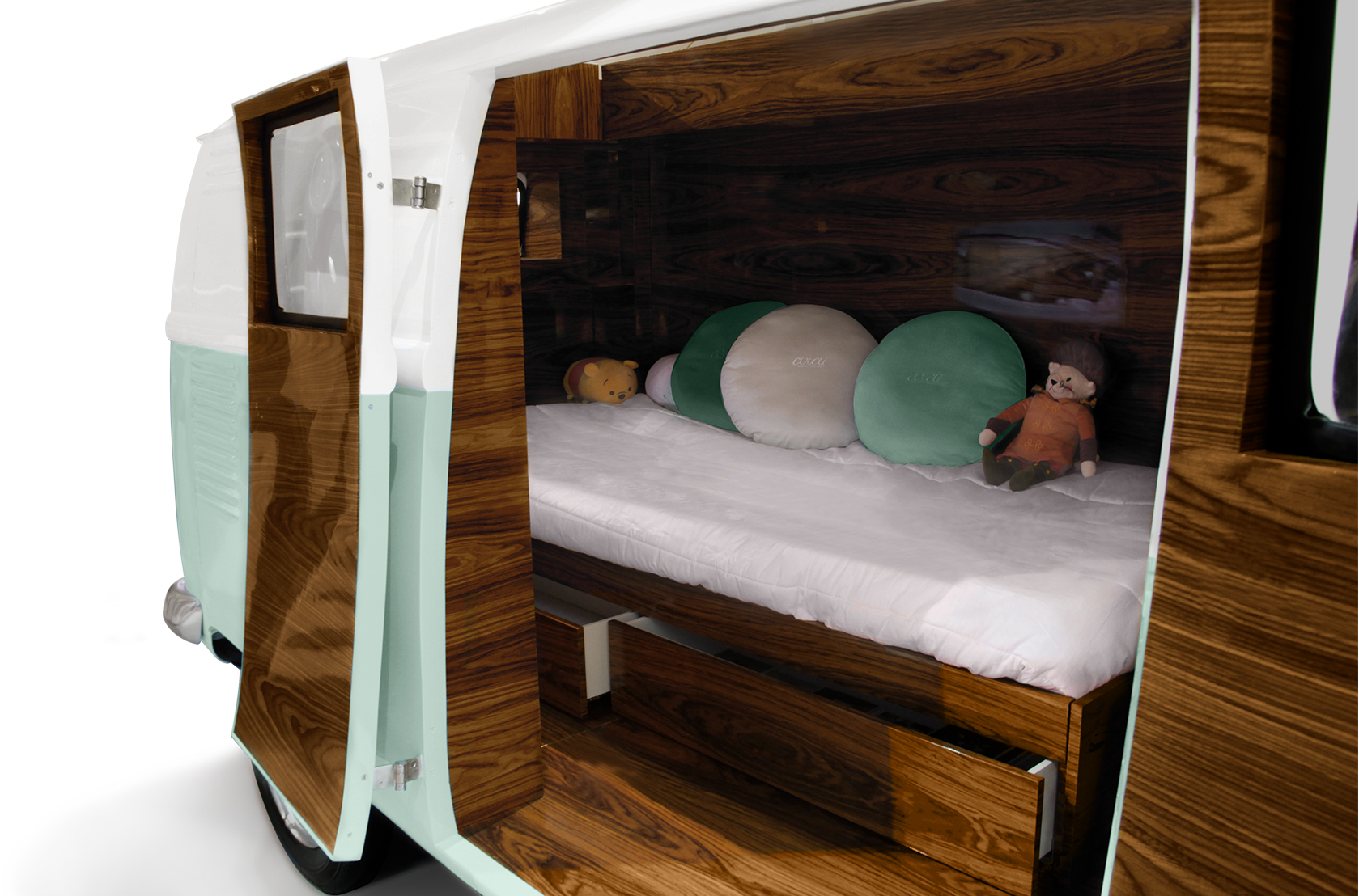 Caravan Green Bedroom Set