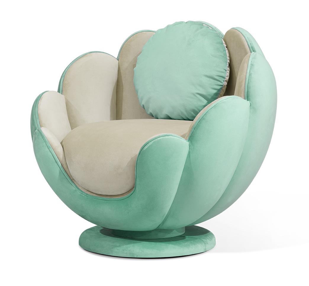 Lotus Serenity Plush Relaxation Chair