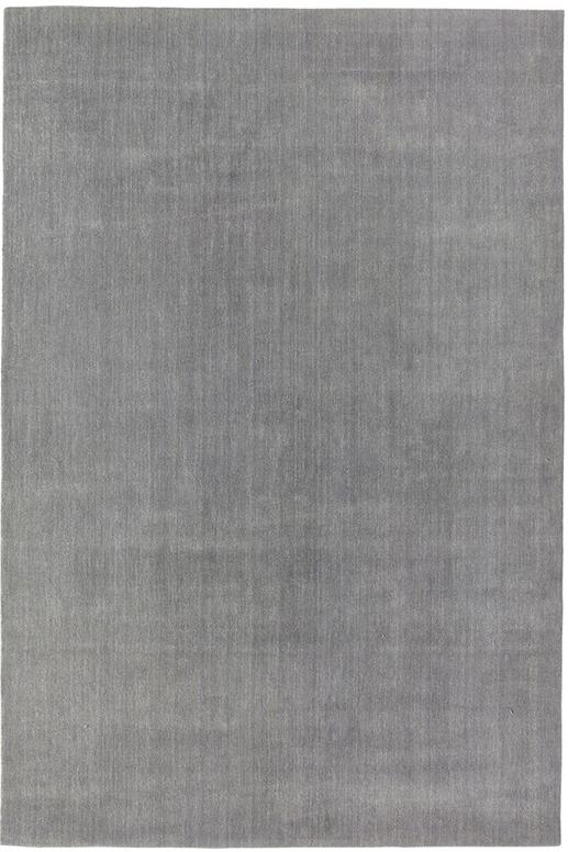 Plain Wool Grey Rug
