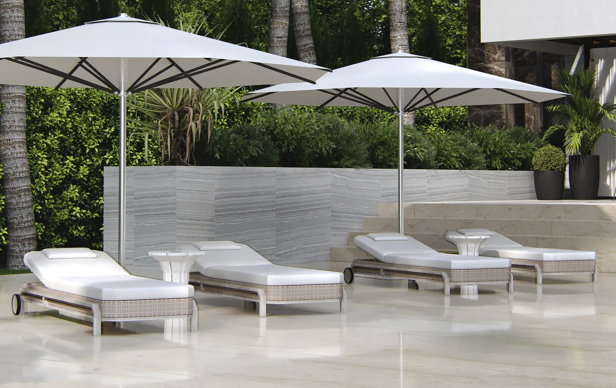 Legacy Wood Sunlounger - 3