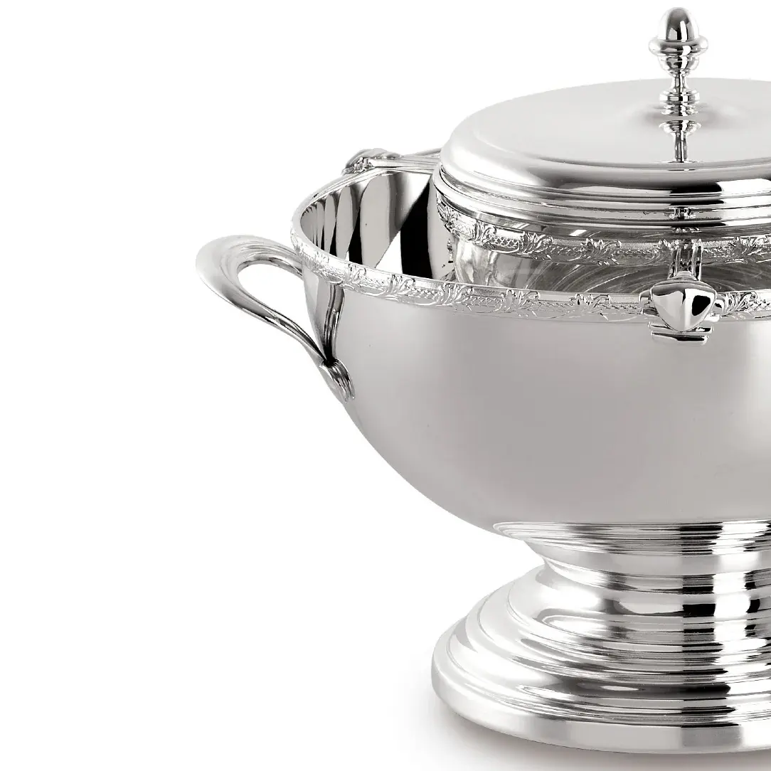 Silver-Plated Caviar Dish