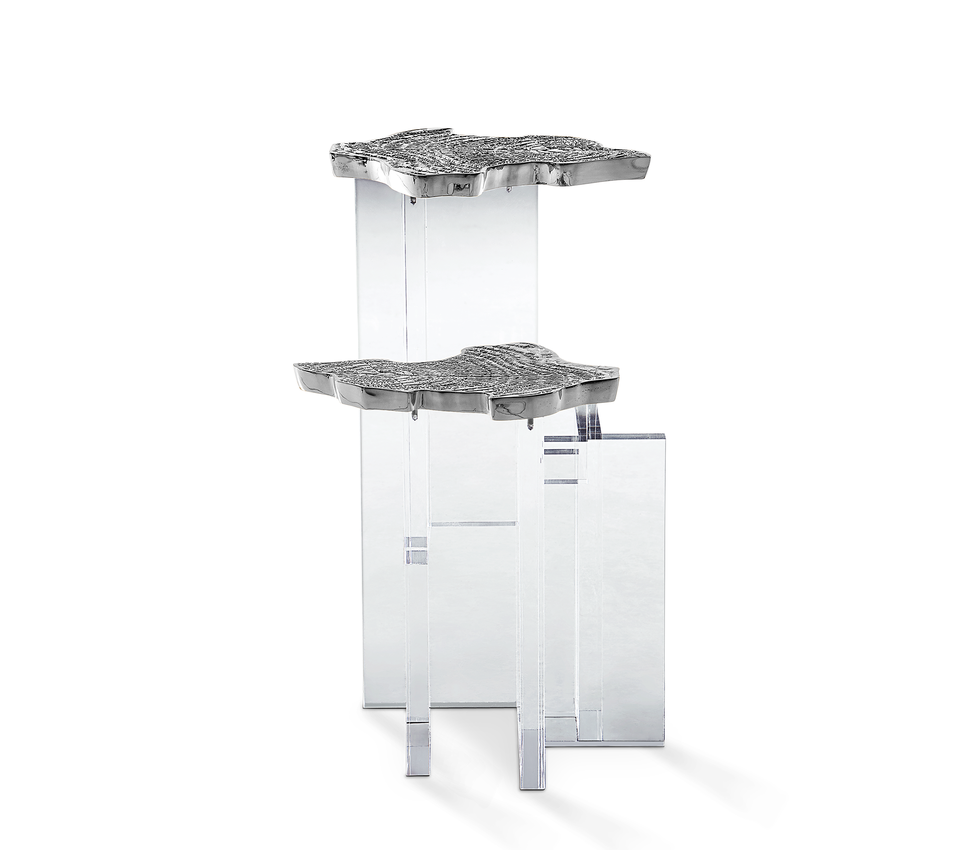 Celeste Silver Designer Side Table
