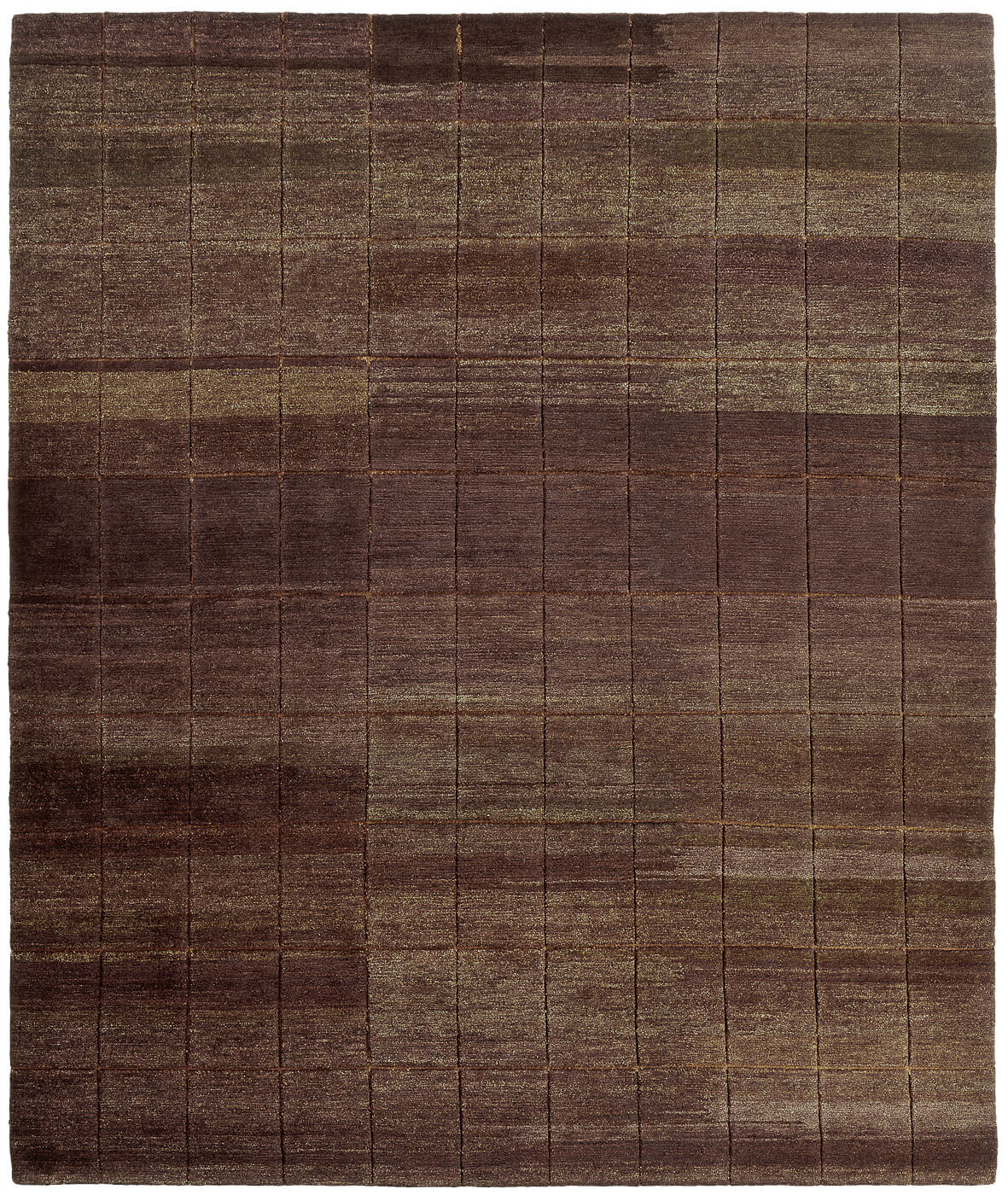 Deep Line Brown Hand-woven Luxury Rug | Size: 200 x 300 cm