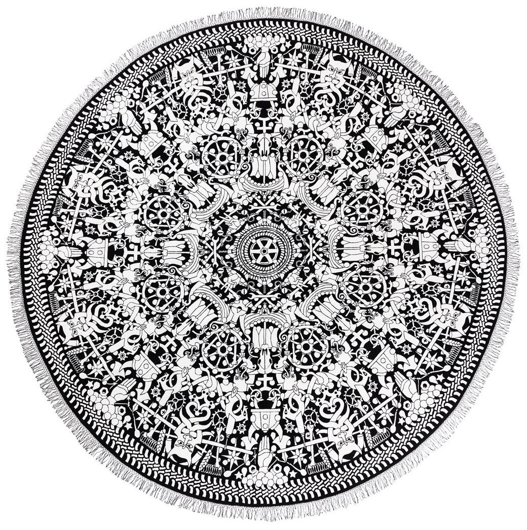 Viking Circle Wool Rug